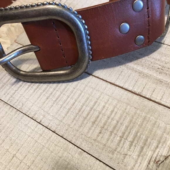 Western leather belt size med - Picture 5 of 8